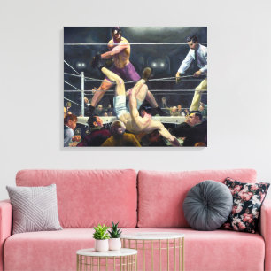 Dempsey and Firpo George Bellows Leinwanddruck