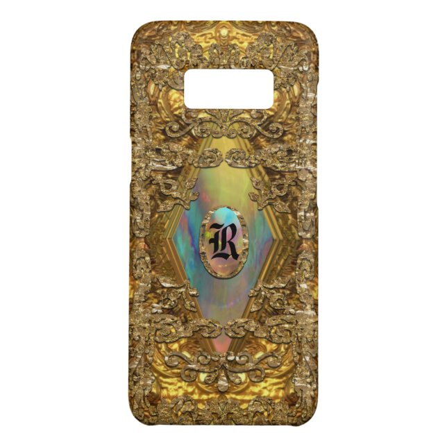 Dempsey Elegant VIII Monogram Case-Mate Samsung Galaxy Hülle (Rückseite)