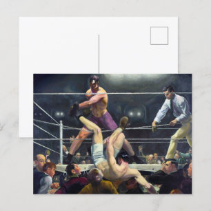 Dempsey und Firpo   George Bellows   Poster Postkarte