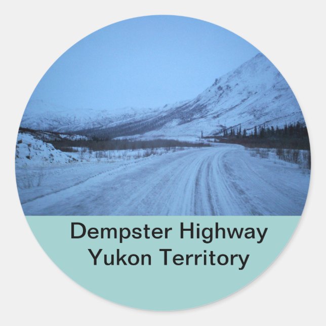 Dempster Highway Sticker (Vorderseite)