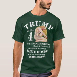 DEMS TRUMP TRUMPS WEIßES HAUS KÄFIG KAMPF T-SHIRT