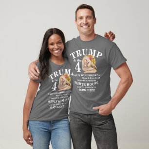 DEMS TRUMP USA-Fahne PATRIOTISCHER PRÄSIDENT WÄHLE T-Shirt