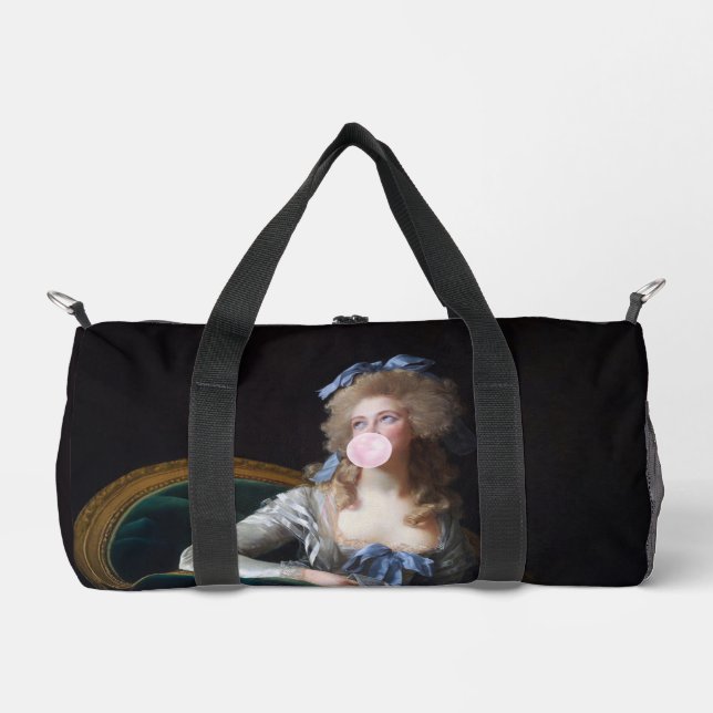 Demure with Pink Bubble Gum Duffle Bag (Vorderseite)