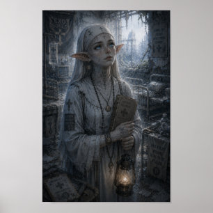 Demut / Nonne / Krankenhaus Poster
