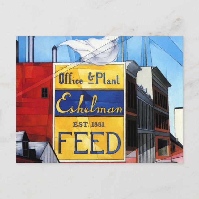 Demuth - Gebäude, Lancaster Postkarte (Vorderseite)