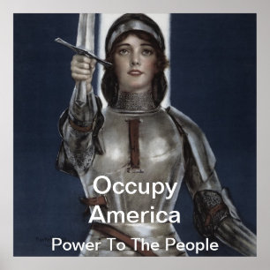 den amerikanischen Power für die Menschen einnehme Poster