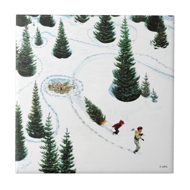 Den Baum abschneiden Fliese (Vorderseite)