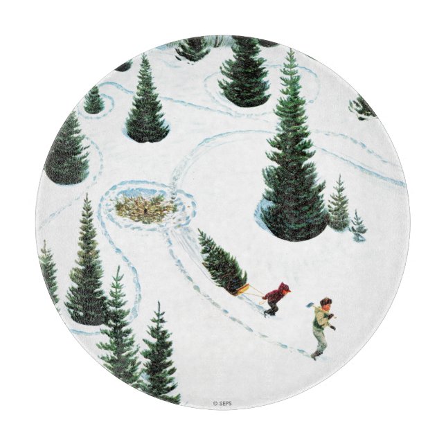 Den Baum abschneiden Schneidebrett (Vorderseite)