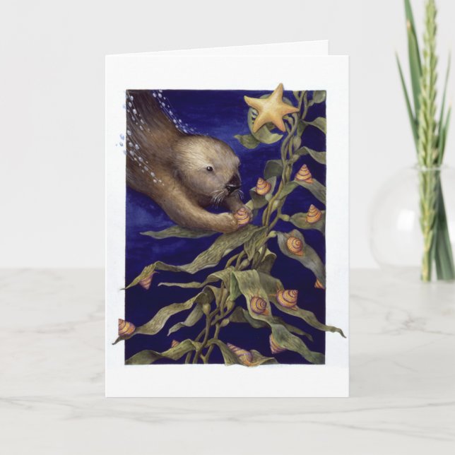 Den Baum beschneiden Feiertagskarte (Vorderseite)