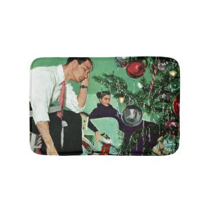 Den Baum schneiden Badematte