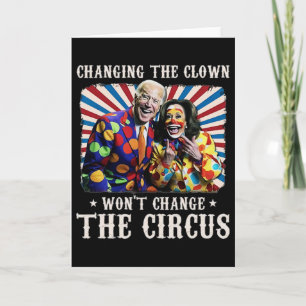 Den Clown zu wechseln wird den Zirkus Kamala nicht Karte