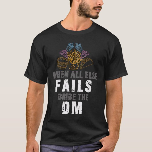 den DM für Dragons RPG Monster Dungeon Rollenspiel T-Shirt (Vorderseite)