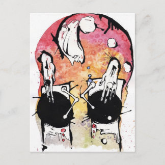 den Drehgeber Postkarte