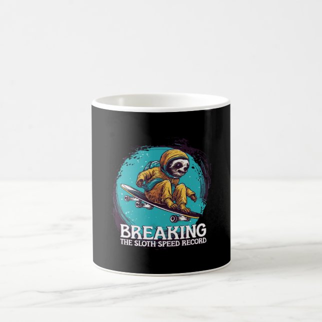 den Faultier-Geschwindigkeitsrekord brechen Kaffeetasse (Mittel)