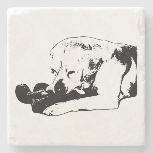 Den Favoriten durchwursteln Steinuntersetzer