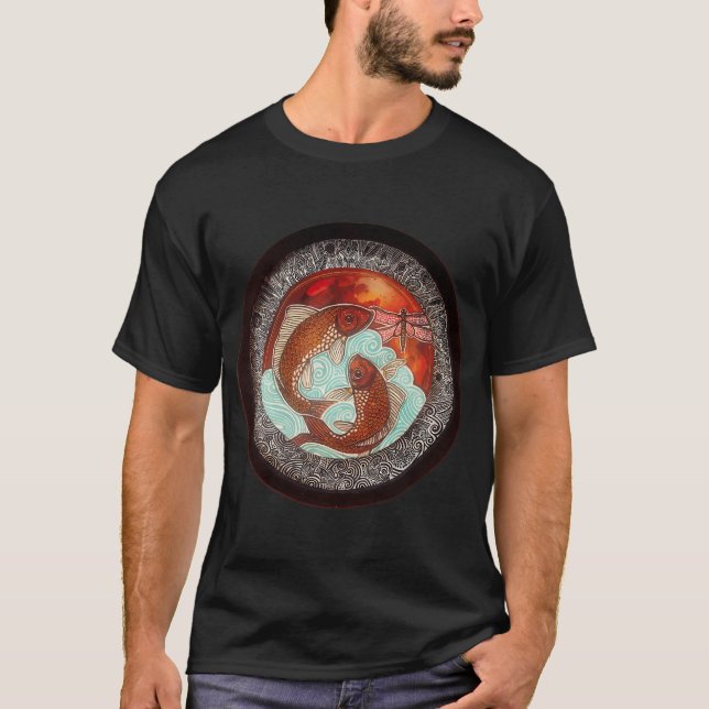 Den ganzen Tag Fischen T-Shirt (Vorderseite)
