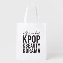 Den ganzen Tag Kpop KBeauty Kdrama Einkaufstüte
