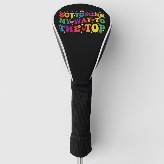 Den Gay Pride am oberen Ende Golf Headcover (Vorderseite)