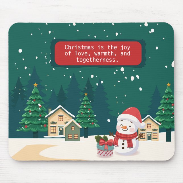 Den Geist der Weihnachten verkörpern Mousepad (Vorne)