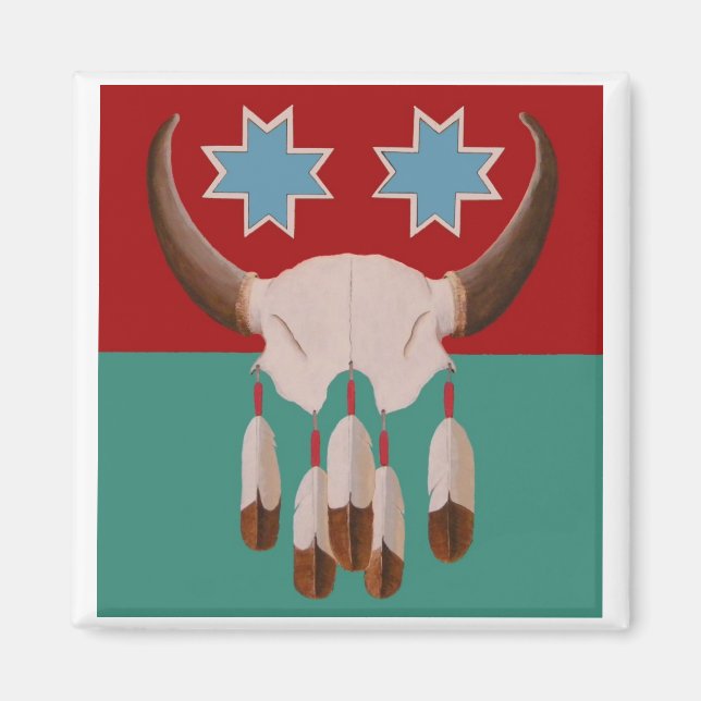 Den Geist des Buffalo ehren Magnet (Vorne)