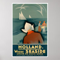 Den Haag Art Holland Reiseplakat Niederlande