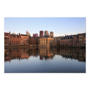 Den Haag Skyline in den Niederlanden Fotodruck