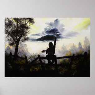 Den Himmel malen Poster