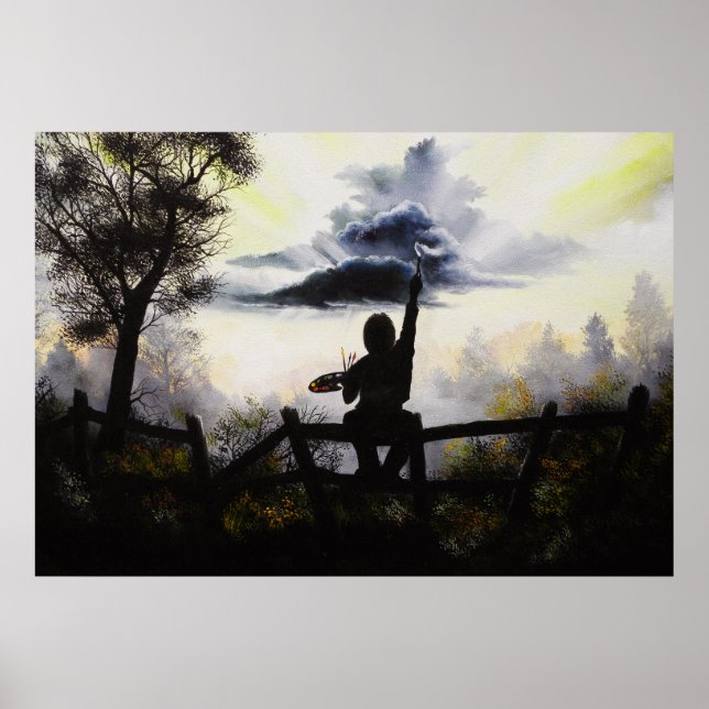 Den Himmel malen Poster (Vorne)