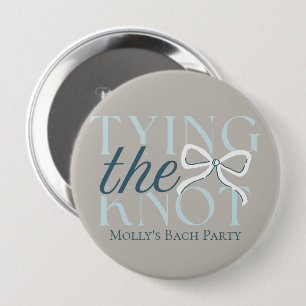 Den Knoten binden - elegantes Minimalistisches Hoc Button
