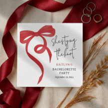 Den Knoten binden Roter Koketten-Schleife Junggese