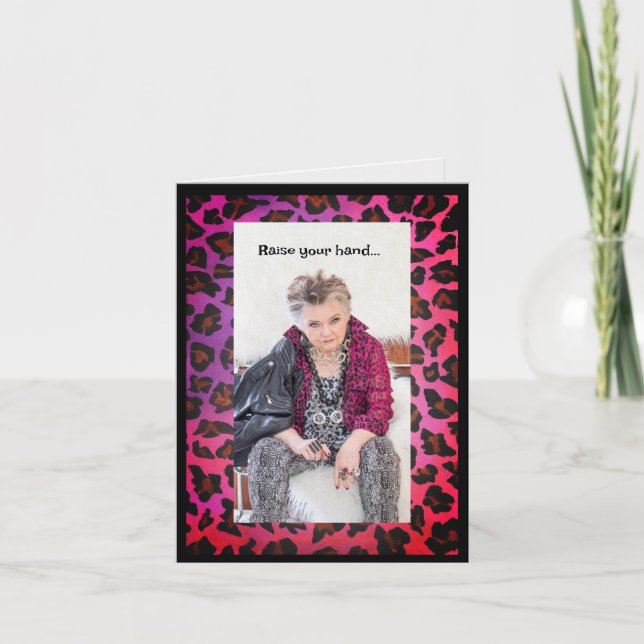 Den Kochweg beim Backen wegwerfen Karte (Vorderseite)