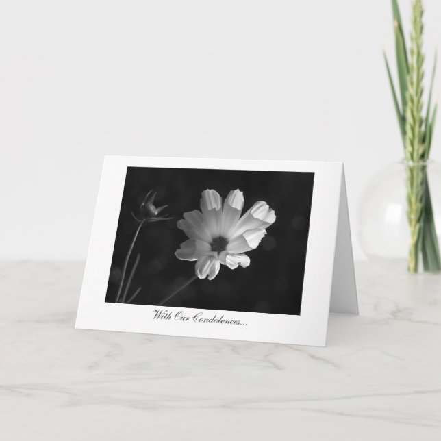 Den Kosmos - mit unserem Beileid beleuchten Karte (Vorderseite)