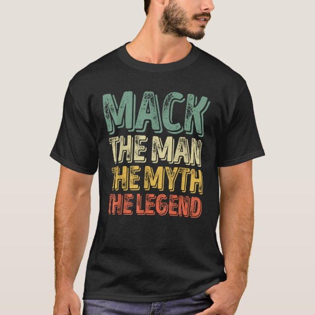 Den Mann den Mythos vor dem legendären Shirt stell (Vorderseite)