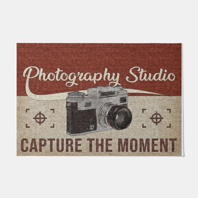 Den Moment erfassen, Fotografy Studio Fußmatte (Vorderseite)