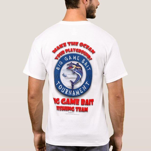 Den Ozean besitzen! "Wahoo " T-Shirt (Rückseite)