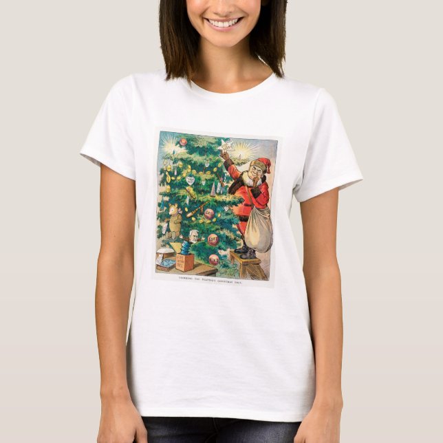Den philippinischen Weihnachtsbaum schneiden T-Shirt (Vorderseite)