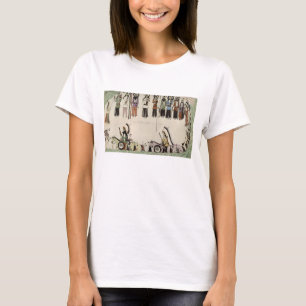 "Den Platz-Tanz glatt machend" (Tinte auf Papier) T-Shirt