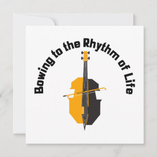 Den Rhythmus des Lebens verbeugen