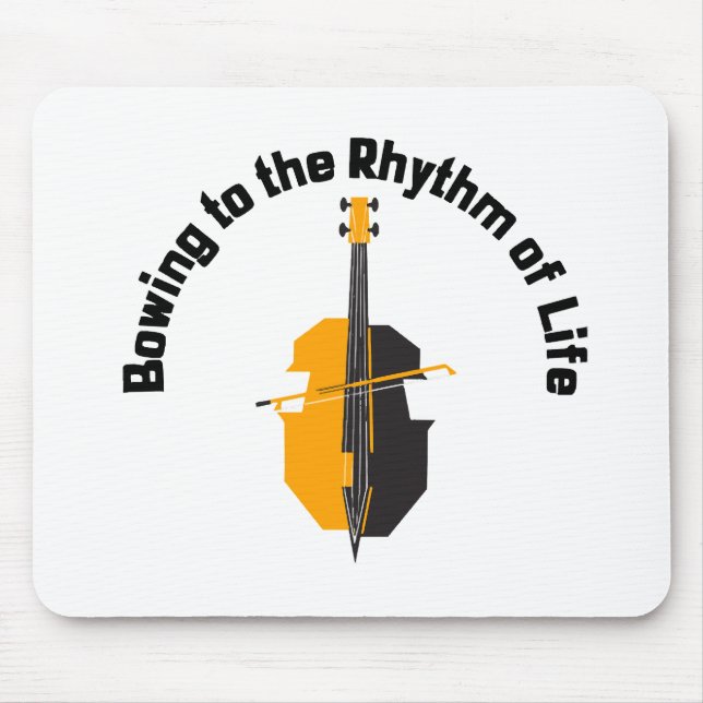 Den Rhythmus des Lebens verbeugen Mousepad (Vorne)