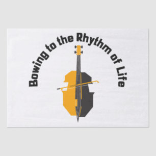 Den Rhythmus des Lebens verbeugen Seidenpapier