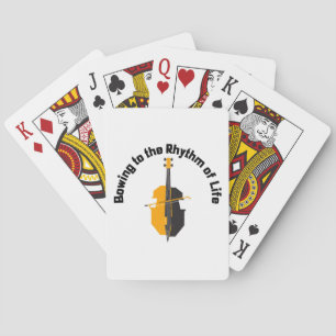 Den Rhythmus des Lebens verbeugen Spielkarten