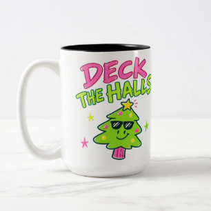 den Saal festlich schmücken Zweifarbige Tasse