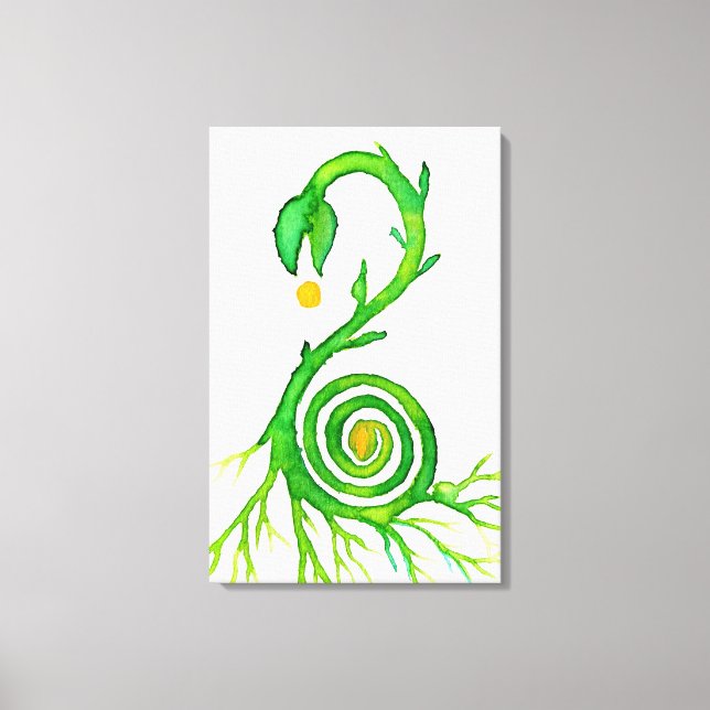 den Samen eines neuen Lebens Leinwanddruck (Vorderseite)