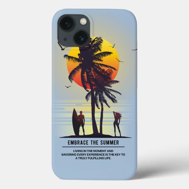 Den Sommer verkraften | Case-Mate iPhone Hülle (Rückseite)