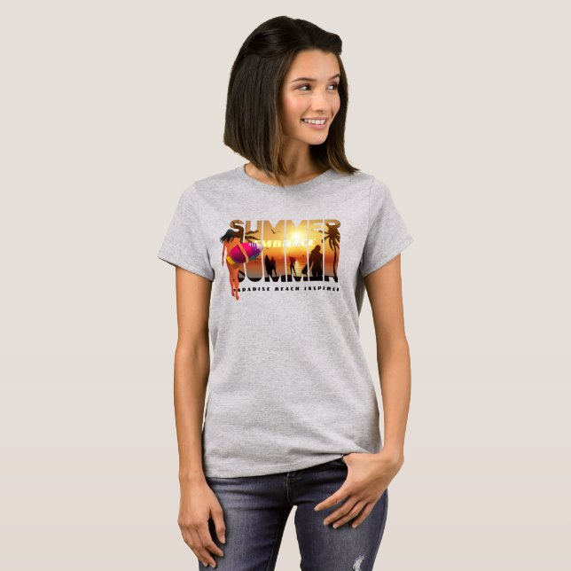 Den Sommer verkraften | Damen T-Shirt (Vorne ganz)