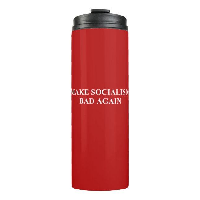 Den Sozialismus wieder schlecht machen Thermosbecher (Vorderseite)
