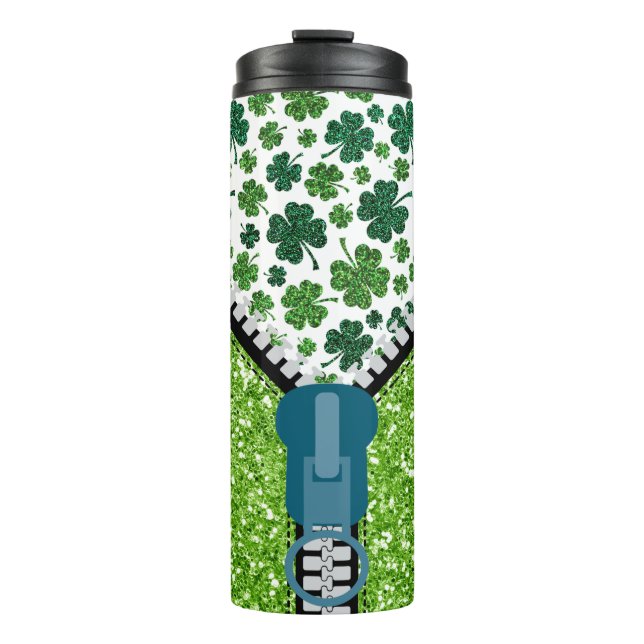 Den St. Patricks' Day entdecken Thermosbecher (Vorderseite)