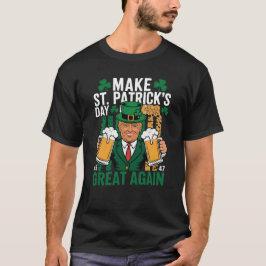 Den St. Patrick's Day wieder zu einem großen Trump T-Shirt