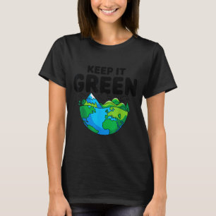 Den Tag des grünen Planeten Erde umweltbewusst hal T-Shirt