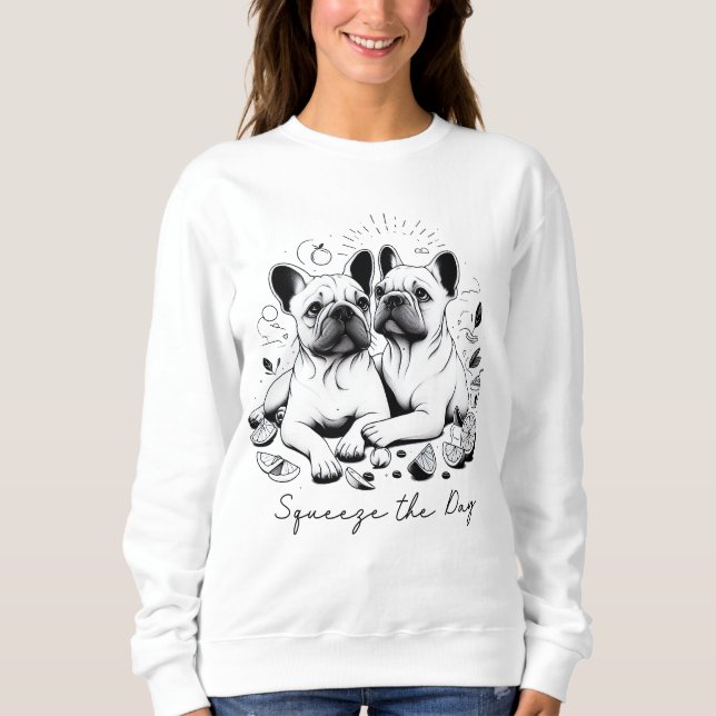 Den Tag verkürzen Sweatshirt (Vorderseite)